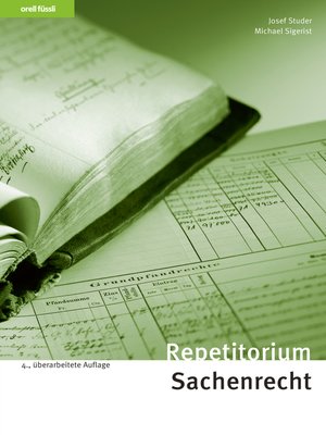 cover image of Repetitorium Sachenrecht